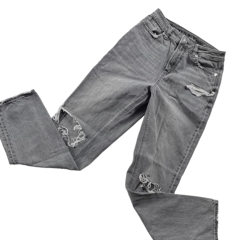 American Eagle 🦅 Gray High Rise Jeans Size 0